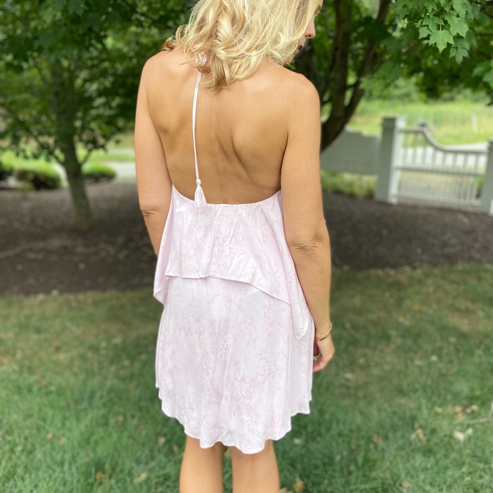 Lilac pink halter dress - Picture 7 of 7